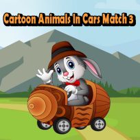 ملصق اللعبة Cartoon Animals In Cars Match 3