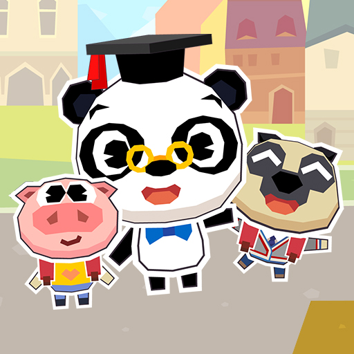 poster of Play Dr Panda School Game Online 2024 game