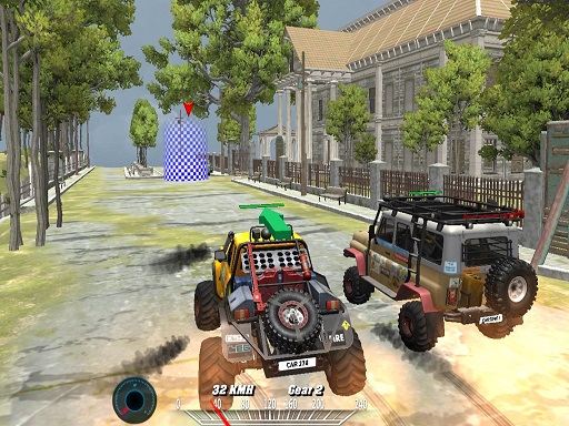 poster of Play Offroad Monster Truck Forest Championship Game Online 2024 game