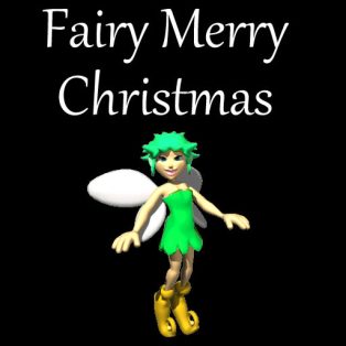 ملصق اللعبة Fairy Merry Christmas