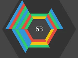 poster of Play Color Hexagon Game Online 2024 game
