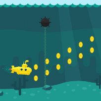 ملصق اللعبة Flappy Submarine