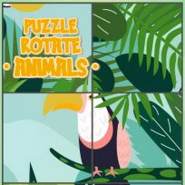 poster of Puzzle Rotate Animals game