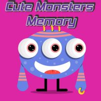 ملصق اللعبة Cute Little Monsters Memory