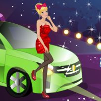 ملصق اللعبة Car model dress up