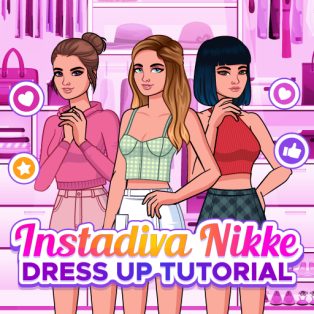 ملصق اللعبة Instadiva Nikke Dress Up Tutorial