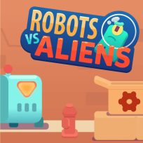 ملصق اللعبة Robots vs Aliens