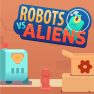 poster of Robots vs Aliens game