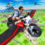 poster of Flying Motorbike Real Simulator game