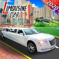 ملصق اللعبة Luxury Wedding Taxi Driver City Limousine Driving