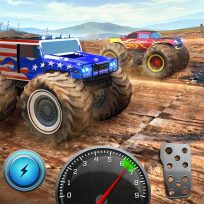 poster of Xtreme 3D Spectacular Monster Truck Offroad Jump game