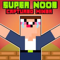 ملصق اللعبة Super Noob Captured Miner