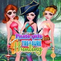 ملصق اللعبة Pirate Girls Treasure Hunting