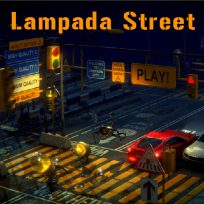 ملصق اللعبة Lampada Street