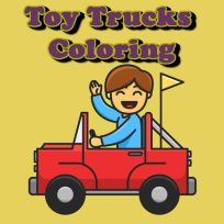 poster of Toy Trucks Coloring game