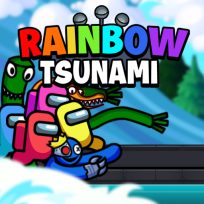 ملصق اللعبة Rainbow Tsunami