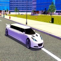 ملصق اللعبة Big City Limo Car Driving Game