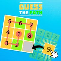 ملصق اللعبة Guess the path