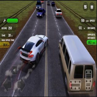 poster of Traffic Zone Car Racer game