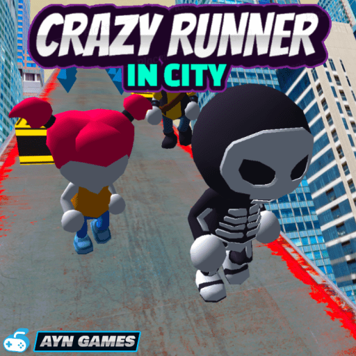 poster of Play Crazy Runner in City Game Online 2024 game