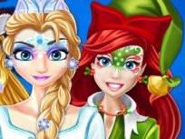 poster of Christmas Face Painting game