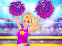 poster of HighSchool Cheerleader Dressup game