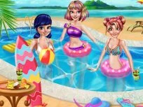 poster of Princesses Summer Vacation Trend game