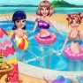 poster of Princesses Summer Vacation Trend game