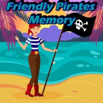 ملصق اللعبة Friendly Pirates Memory