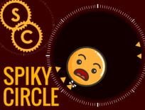 ملصق اللعبة Spiky Circle