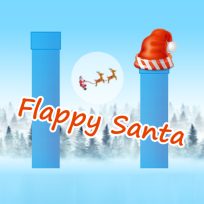 ملصق اللعبة Flappy Santa