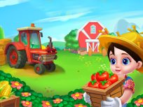 ملصق اللعبة Farm House Farming Games for Kids