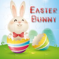 poster of Easter Bunny Puzzle game