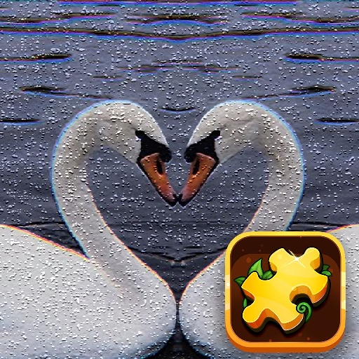 poster of Play Swan Puzzle Challenge Game Online 2024 game