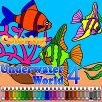 poster of Coloring Underwater World 4 game