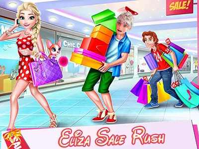 poster of Play Eliza Sale Rush Game Online 2024 game