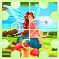 poster of Little Cute Summer Fairies Puzzle game