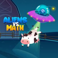 ملصق اللعبة Aliens Vs Math