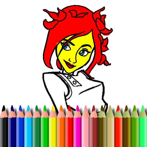 poster of Play BTS Cute Girl Coloring Game Online 2024 game