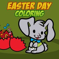 poster of Easter Day Coloring game