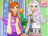 poster of Princesses X-Mas Tree Fashion game