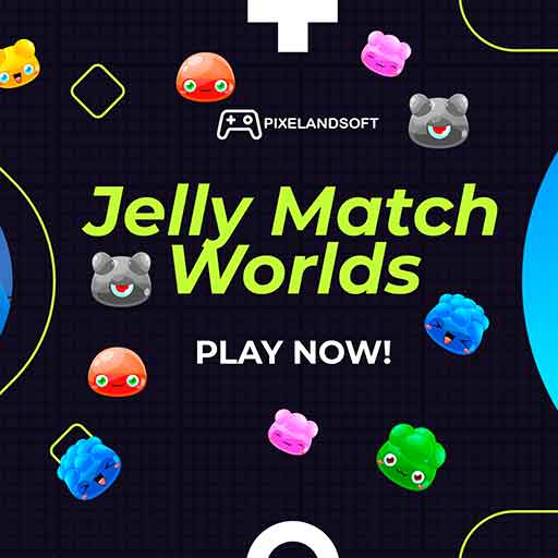 poster of Play Jelly Match Worlds Game Online 2024 game