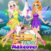 ملصق اللعبة Flower Fairy Makeover