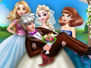 poster of Play Ice Queen Wedding Photo Game Online 2024 game