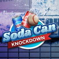 ملصق اللعبة Soda Can Knockout