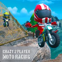 ملصق اللعبة Crazy 2 Player Moto Racing