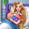 poster of Goldie Princess Mommy Birth game