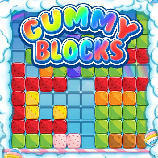poster of Play Gummy Blocks Game Online 2024 game