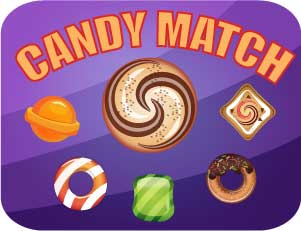 poster of Play Candy Match Game Online 2024 game