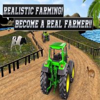 poster of Real Tractor Farming Simulator : Heavy Duty Tractor game